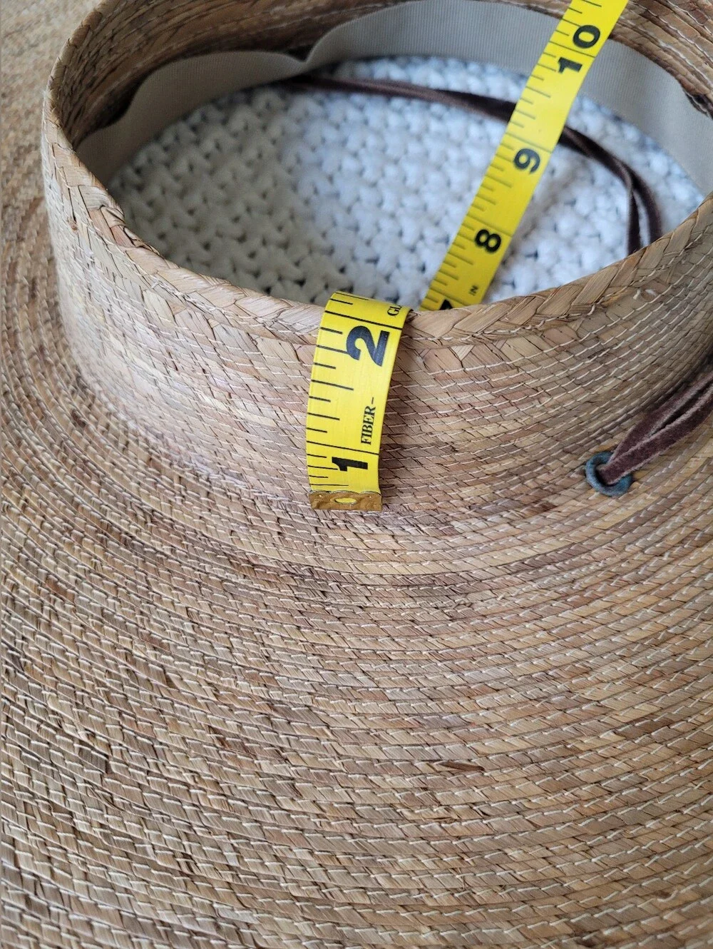 Tula Open Crown Wide Brim Straw Hat, UPF 50+